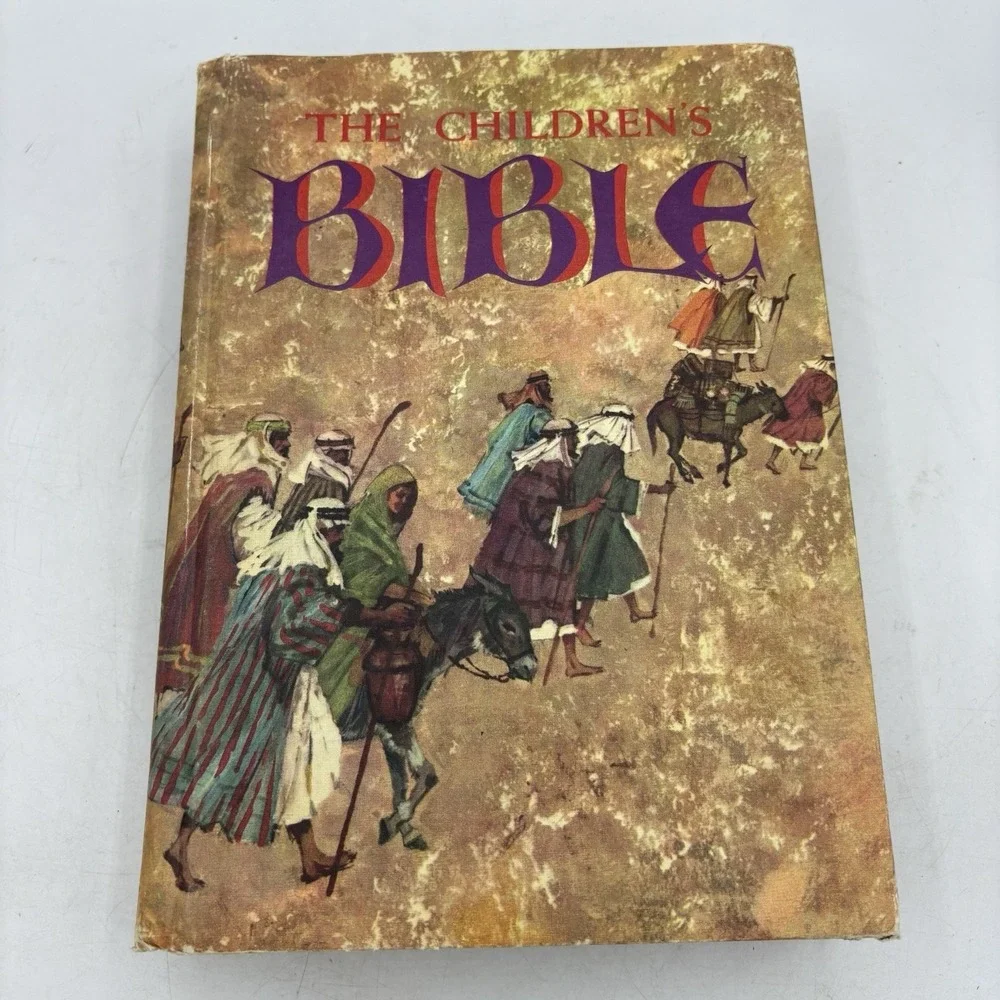 Vintage The Children's Bible Golden Press Illustrated Stories Hardcover 1965‎